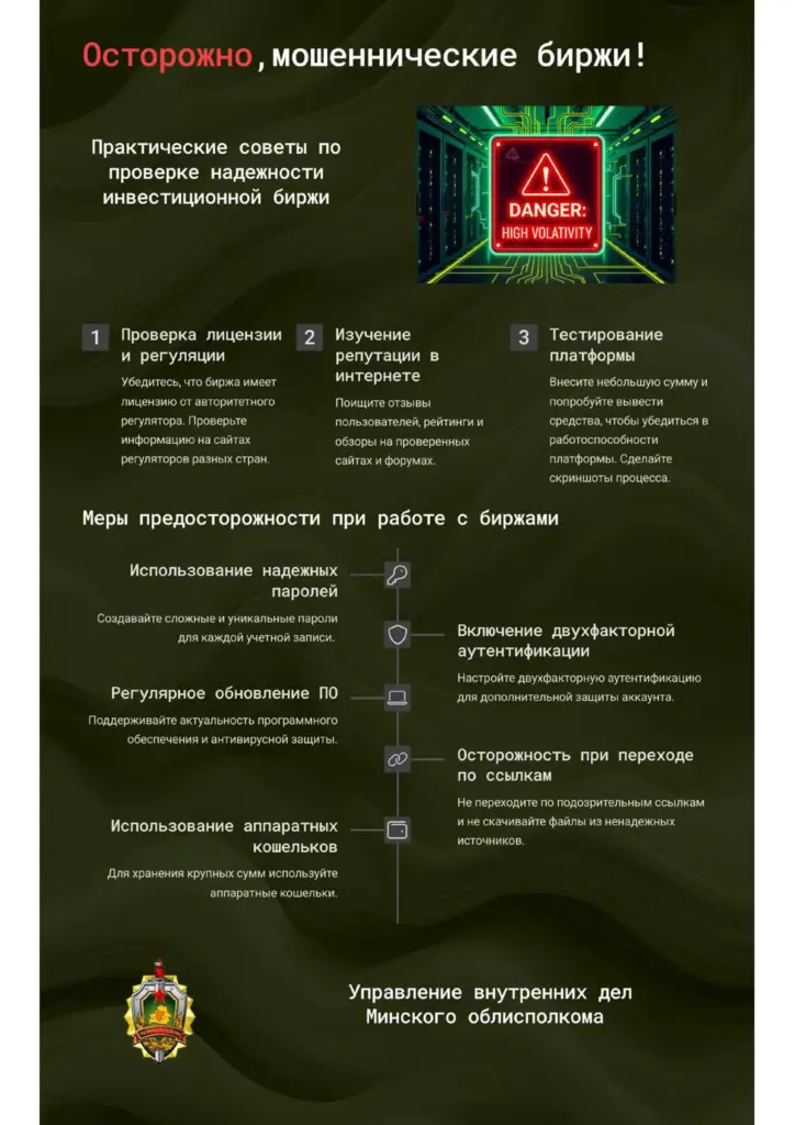 Осторожно, мошеннические биржи